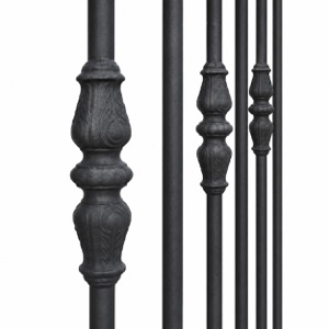 Détail des barreaux des portails et portillons acier