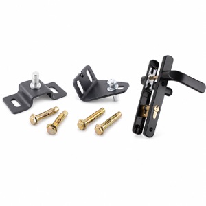 Accessoires fournis avec un portail aluminium battant