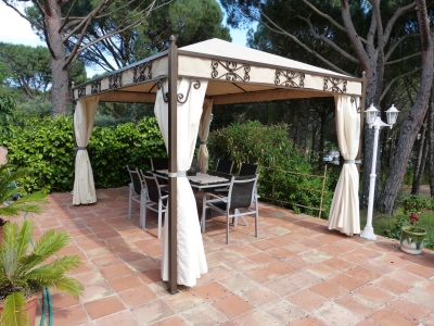 Photographie d'une Pergola en fer forgé