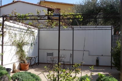 Photographie d'une Pergola en fer forgé