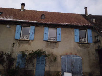 Photographie d'un Appui de fenêtre en fer forgé