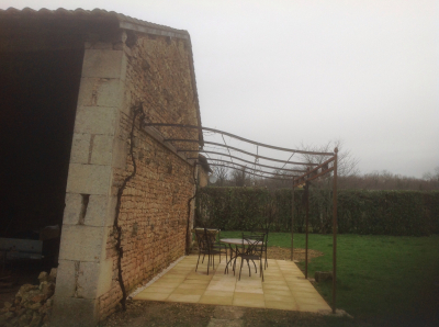 Photographie d'une Pergola en fer forgé