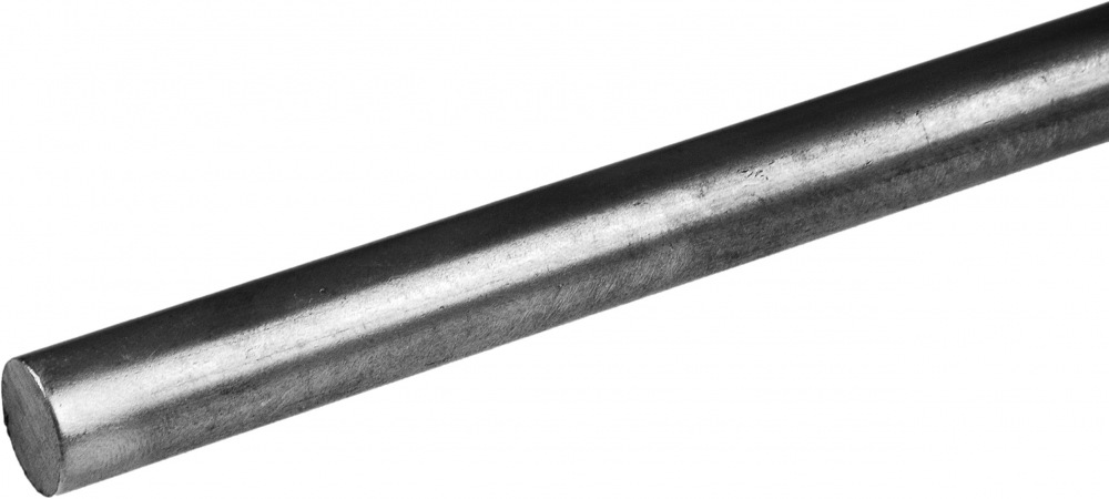 Barre ronde en fer forgé d'une longueur de 1000mm et d'un diamètre de 14mm. A souder.