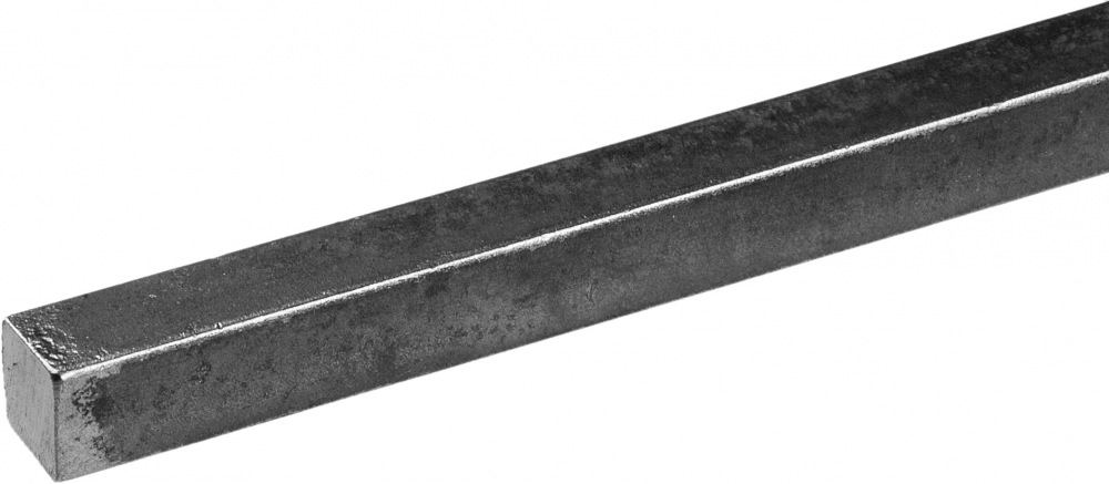 Barre de longueur 1000mm en fer carré plein et d'une section de 20mm   à souder