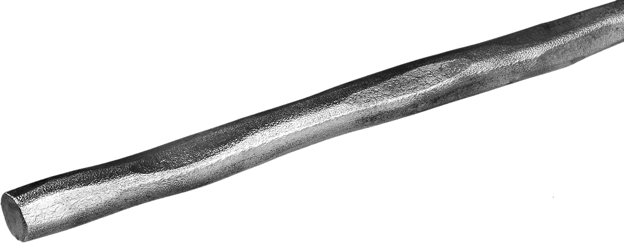 Barre ronde en fer forgé martelé d'une longueur de 1000mm et d'un diamètre de 12mm. A souder.