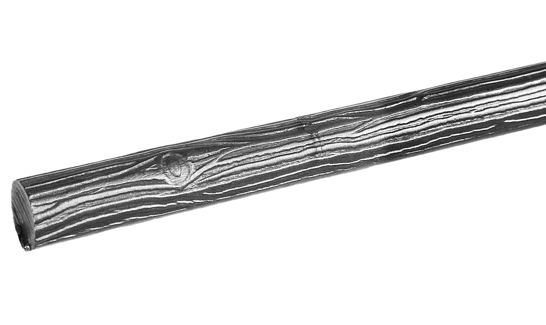 Barre en fer forgé style raisin de 3000mm de longueur et 8mm de diamètre.