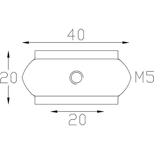 Garniture de barreau en fonte à visser. Taraudée M5. Livrée avec sa vis de fixation. Compatible avec des barreaux carré de 20mm.