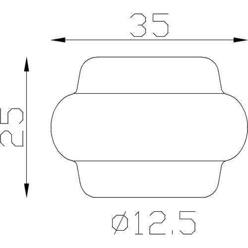 Garniture de barreau en fer forgé à souder. Compatible avec des barreaux de diamètre 12mm. Pour décoration de grilles,portails et portillons.