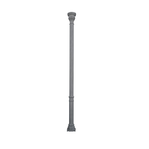 Poteau Colonne fonte octogonale H3180 Ø120 - Base 235 mm - Résistance 3 tonnes 