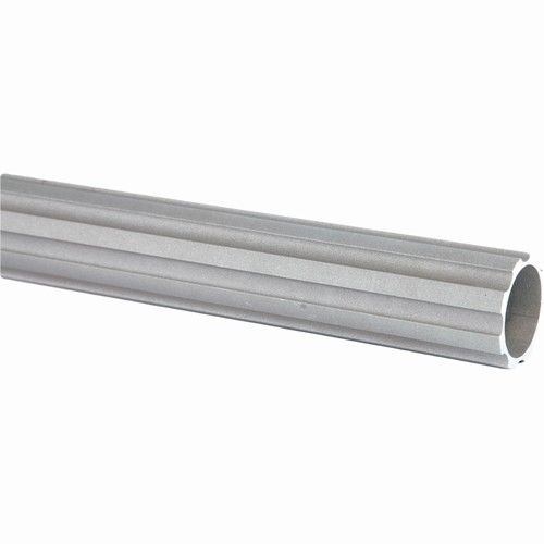 Tube Fût alu cannelé H2500 - Ø80 -ép. 8 mm - Par recoupe permet la réalisation d'une colonne à dimension sur mesure qui recevra des décorations hautes et basses 