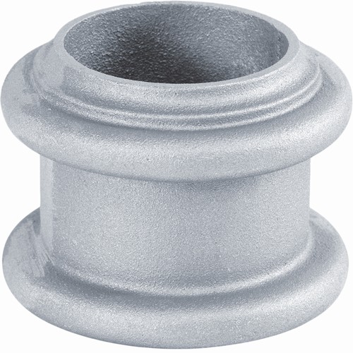 Rondelle alu 95x130 pour tube lisse Ø80 - Permet l'habillage du fût lisse  Ø80 (réf. 063101)