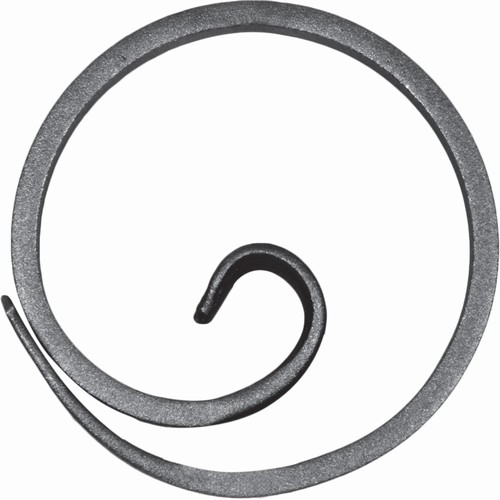 Cercle en forme d\'escargot d\'un diamètre de 110mm.