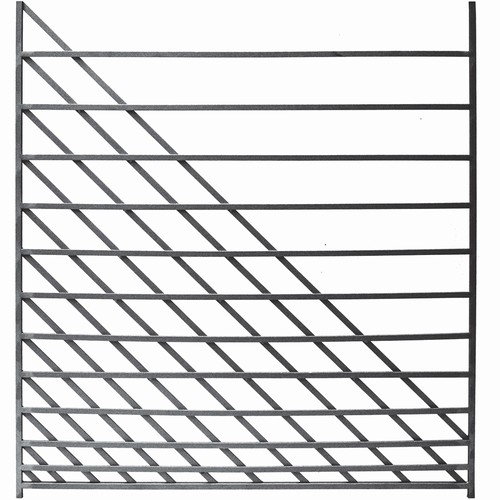 Panneau design <b>modèle gauche</b> de 1000mm de haut par 900mm de large. A composer avec le panneau 15711. En plat de 12x6.