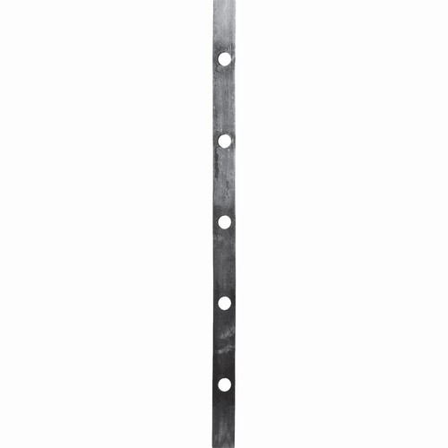 Barre en plat de 30x8mm. Avec des trous d'un diamètre de 14,5mm. D'une hauteur de 1100mm.