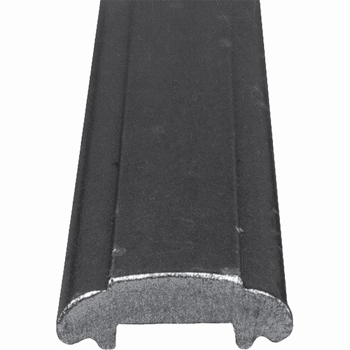 Main courante moulurée de 3000mm de long en fer forgé. Largeur de 40mm et gorge creuse de 20mm. Prévoir un fer plat ou carré de 20 mm a rajouter dans la gorge.Compatible avec crosses réf 086137 - 086803-anglemcl1-40