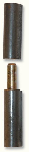 Gond à souder de diamètre 16mm et hauteur 100mm. Avec un axe de diamètre 8 mm.