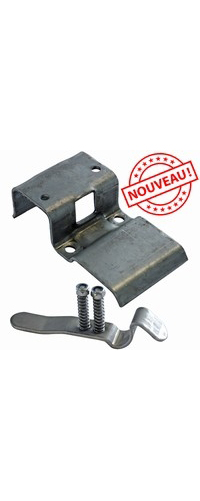 Sabot automatique et réversible pour portail coulissant avec tube 40x40.