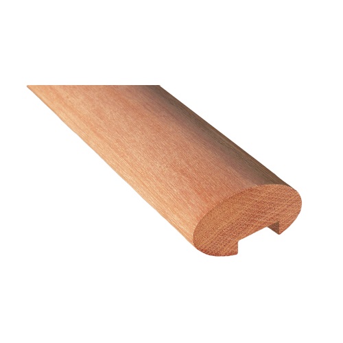 Main courante de 2000mm de long en bois exotique moabi. Largeur de 70mm et épaisseur de 35mm. Gorge 20 x 10 mm. Pour rampes et garde corps 