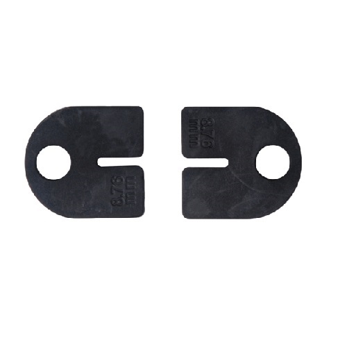 Lot de 2 Caoutchoucs à ajouter aux pinces à verre. Compatible avec des verres de 10mm d'épaisseur. Joints vendus exclusivement avec les pinces. Compatible avec les pinces à verres d'angle référence:30909.