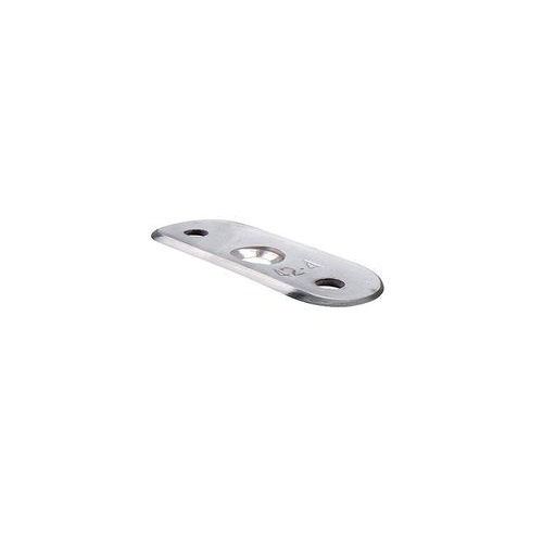 Patte de support pour un tube carré de largeur 40mm. Longueur 61mm entraxe 42mm. Fixation par vis (non fournies) par 2 trous diamètre 6,5mm. En inox 304.