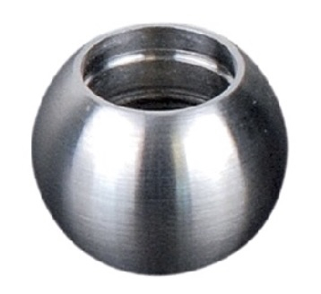 Boule de finition pour une barre ronde d'un diamètre de 10mm. En inox 316.