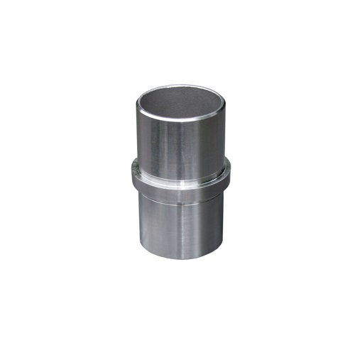 Connecteur droit compatible avec des tubes de diamètre 42,4mm ext soit 38,4 mm int. Épaisseur de 2mm. En inox 304.