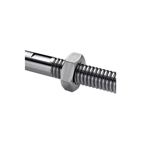 Barre ronde de 940mm de longueur. Filetage en M12. Pour une marquise en verre ref 305000.