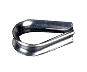 Anneau de câble de 4mm de diamètre. Largeur 13mm longueur 33mm épaisseur 1,2mm. Cet anneau de câble pour bloque câble inox est en acier INOX 316, pour une utilisation en intérieur et en extérieur. Il permet de guider le câble inox afin d'éviter qu'il ne se pince. À utiliser avec le bloque câble référence 306403.