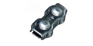 Bloque câble de 6mm de diamètre. En inox 316.
