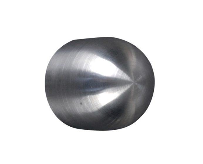 Finition Inox en forme de boule pour une main courante en bois de 42,4mm de diamètre extérieur soit 38,4 mm intérieur. En inox 316.à utiliser avec connecteur réf 30770 Non fourni