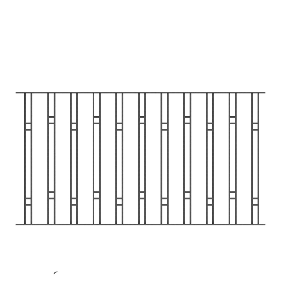 Barreau design en carré de 12mm et de 1150mm de hauteur. Idéal pour un garde-corps ou une rampe.