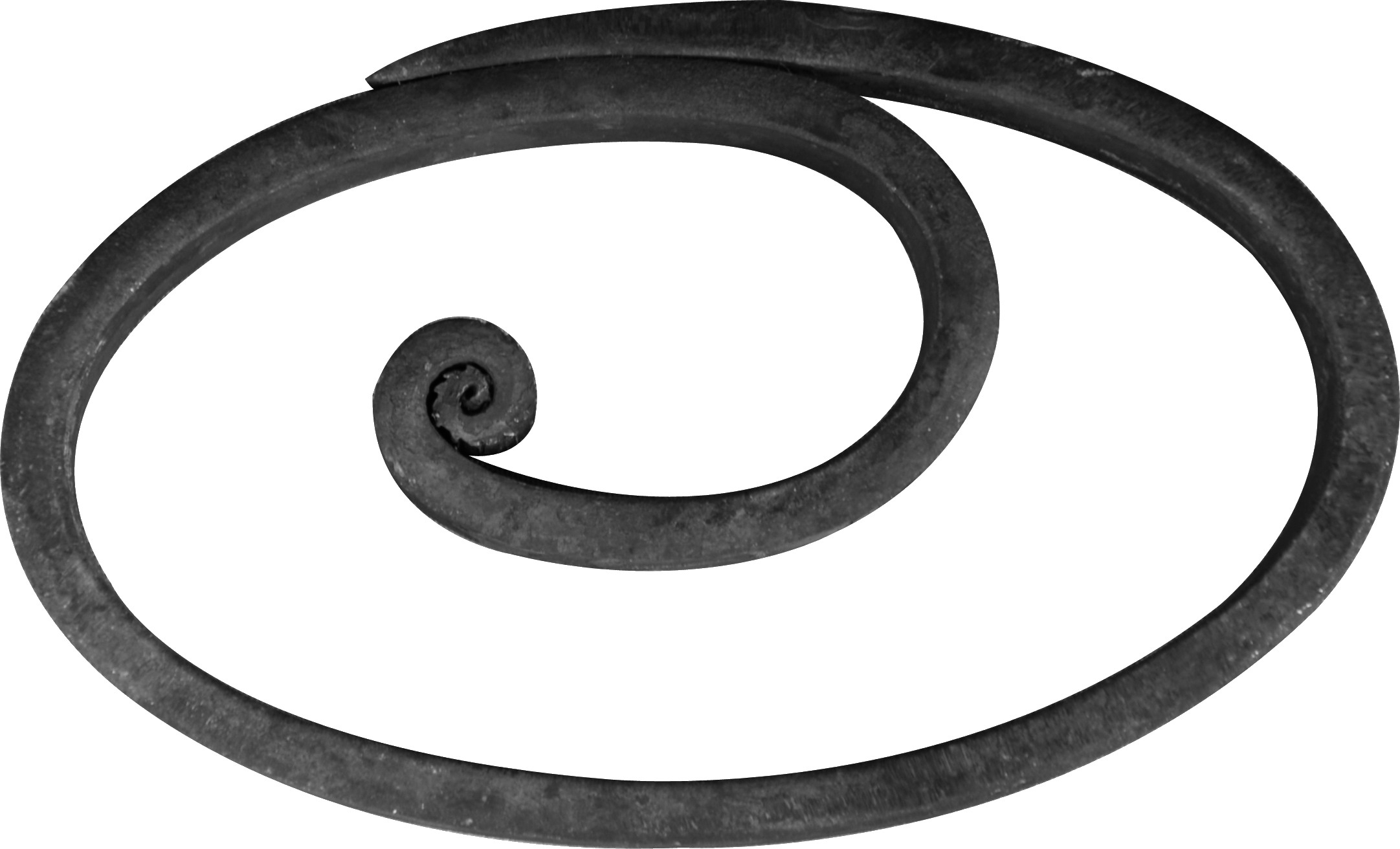 Cercle ovale plat de 16x8 largeur 165x100mm 