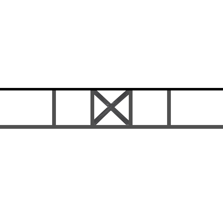 Appui de fenêtre type AF025 à sceller dans votre tableau de fenêtre. Longueur finie de 710mm et Hauteur finie de 130mm. Convient pour les tableaux de fenêtre de 610mm. 50mm de scellement sont prévue de chaque côté. Main courante laminée de 610mm de long en fer forgé sur le dessus. Motif au centre de 110mm de long par 110mm de haut. Le reste de la structure est en acier carré plein de 12mm de section.