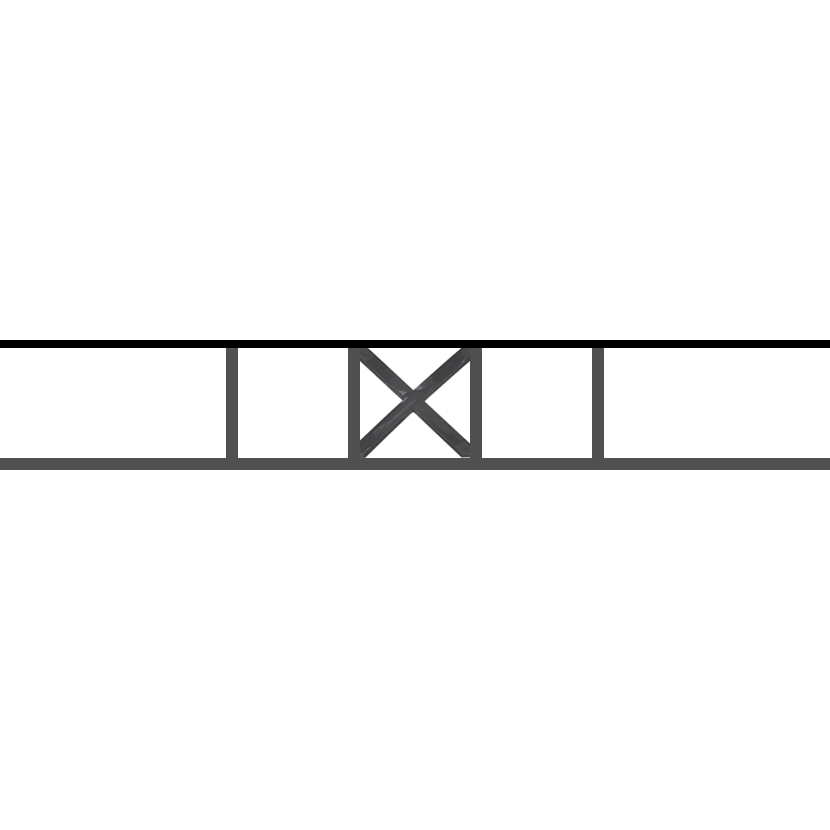 Appui de fenêtre type AF025 à sceller dans votre tableau de fenêtre. Longueur finie de 830mm et Hauteur finie de 130mm. Convient pour les tableaux de fenêtre de 730mm. 50mm de scellement sont prévue de chaque côté. Main courante laminée de 730mm de long en fer forgé sur le dessus. Motif au centre de 110mm de long par 110mm de haut. Le reste de la structure est en acier carré plein de 12mm de section.