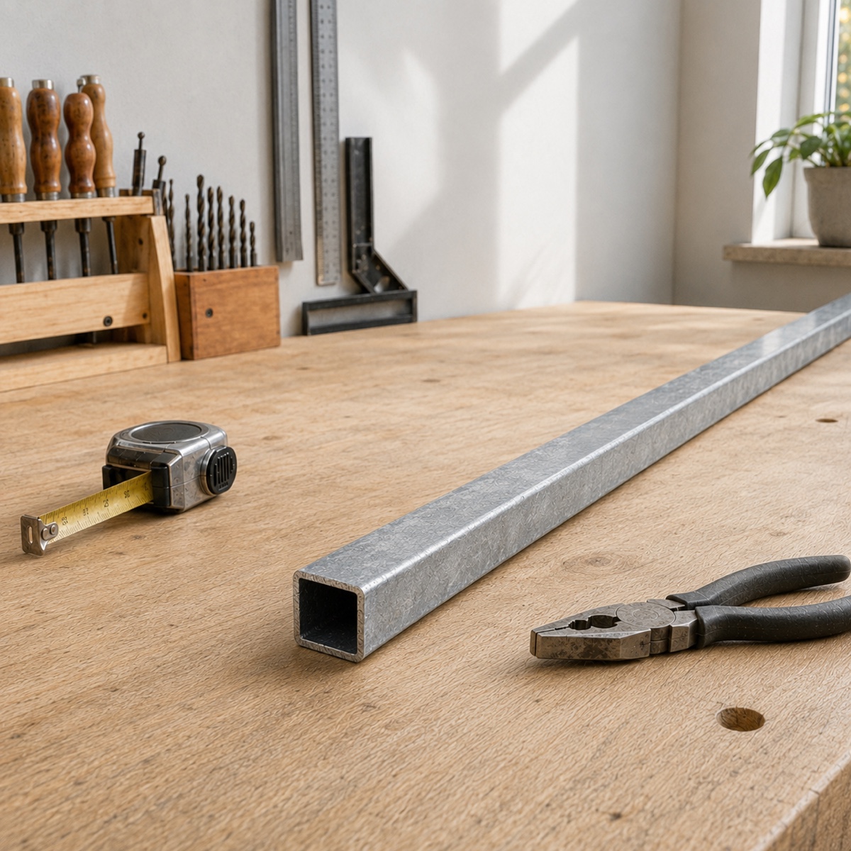 Le tube carré en acier Galvanisé est souvent utilisé dans les domaines de la ferronnerie, menuiserie et serrurerie. Ce modèle est en section carré de 25mm de haut par 25mm de large. Ce sont les dimensions extérieures du tube. Ce tube carré en acier Galvanisé à une épaisseur de 1.5mm. Il vous sera livré en acier Galvanisé brut de qualité supérieur. Il faut prévoir une tolérance de coupe de plus ou moins 1mm (coupe non ébavurée). Ce fer acier peut ètre soudé, percé ou découpé.