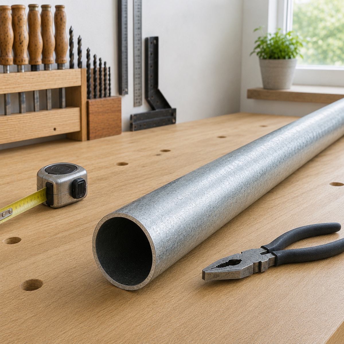Le tube rond en acier Galvanisé est souvent utilisé dans les domaines de la ferronnerie, menuiserie et serrurerie. Ce modèle est en section ronde de 42,4 mm de diamètre. Ce sont les dimensions extérieures du tube. Ce tube rond en acier Galvanisé à une épaisseur de 2 mm.  Il vous sera livré en acier Galvanisé brut de qualité supérieur. Il faut prévoir une tolérance de coupe de plus ou moins 1mm (coupe non ébavurée). Ce fer acier peut ètre soudé, percé ou découpé.