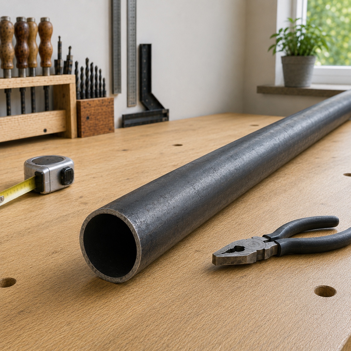Le tube rond en acier est souvent utilisé dans les domaines de la ferronnerie, menuiserie et serrurerie. Ce modèle est en section ronde de 42,4 mm de diamètre. Ce sont les dimensions extérieures du tube. Ce tube rond en acier à une épaisseur de 2 mm.  Il vous sera livré en acier brut de qualité supérieur. Il faut prévoir une tolérance de coupe de plus ou moins 1mm (coupe non ébavurée). Ce fer acier peut ètre soudé,percé,découpé.
