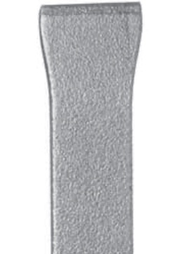 Volute en S inégale finition coupe droite. Hauteur 220mm largeur 110mm en fer plat lisse de 14x6mm. Fixation par soudure. Permet de décorer votre fabrication en fer forgé, portail, clôture, pergola, mais également permet de renforcer la sécurité, en diminuant le vide entre barreau, ou d'augmenter le soutien. Fourni brut, à peindre ou à vernir pour protéger contre la corrosion.