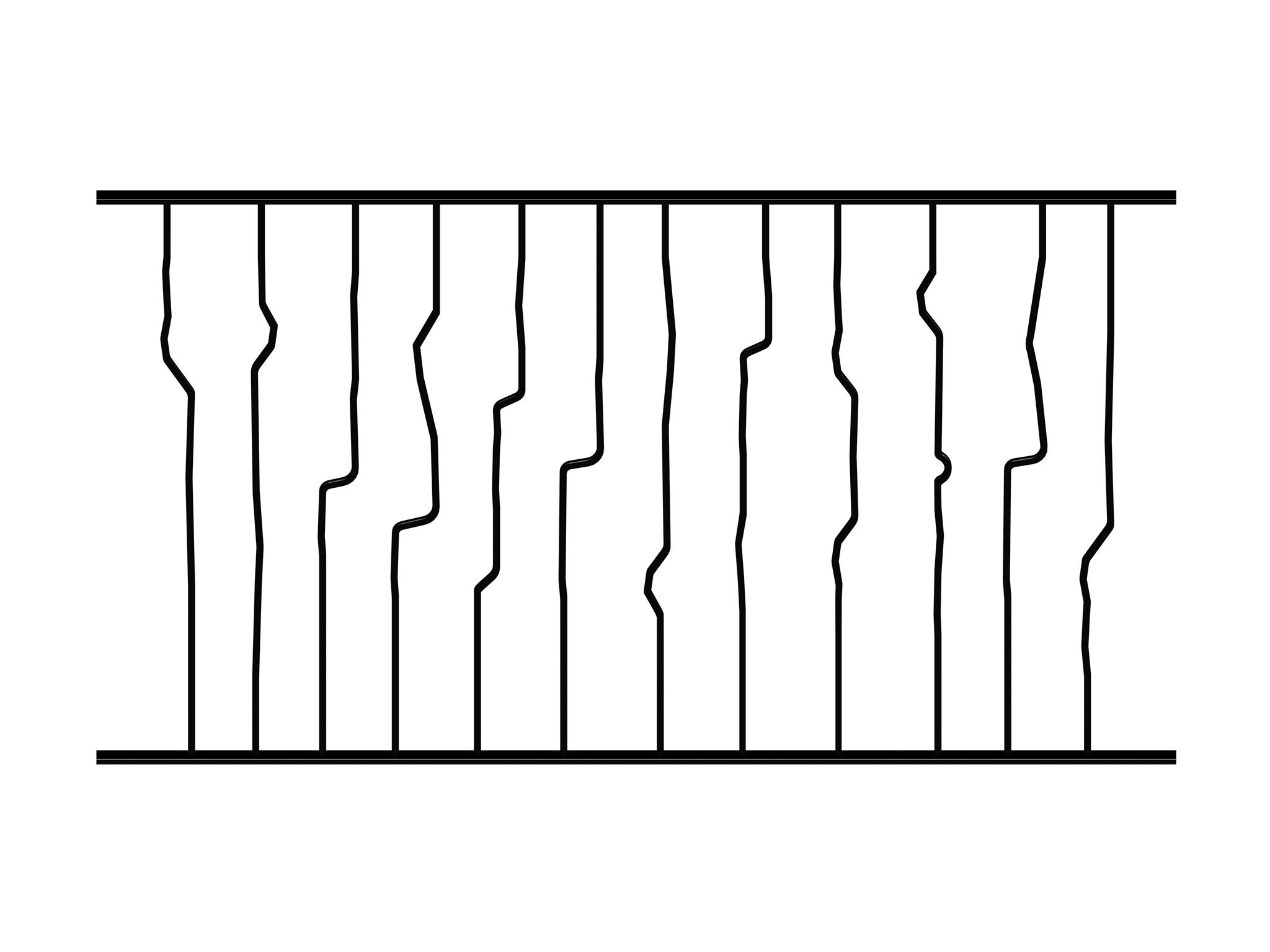 Panneau design et moderne. Barreau en fer carre plein de 12mm. Hauteur de 1000mm et largeur de 1000mm. Possibilité de commander les barreaux au détail.