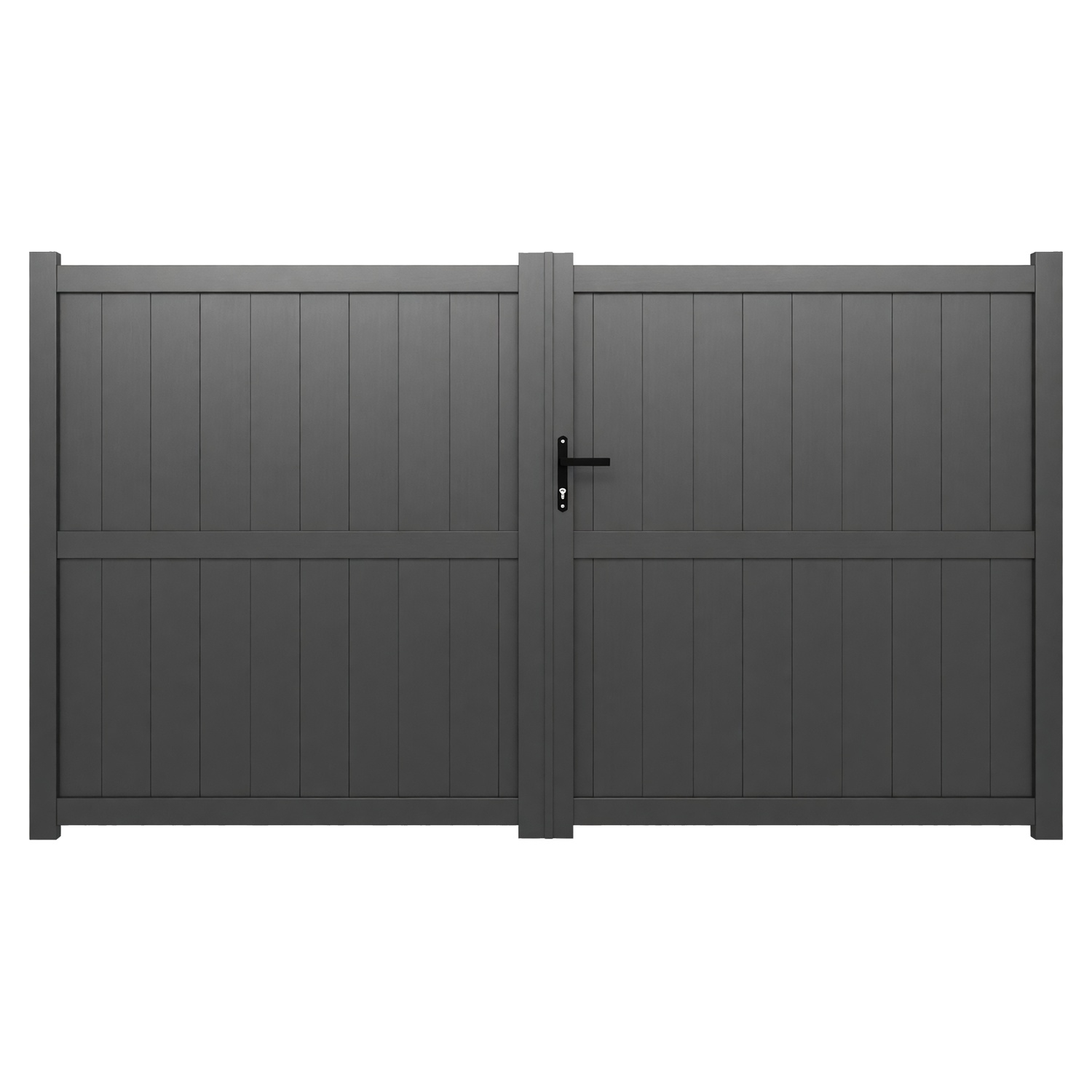 Le portail aluminium Nice présente un remplissage plein composé de lames verticales. Son dessin sobre protège efficacement la propriété des regards extérieurs. Sa structure en aluminium offre une solution durable et adaptée à un usage extérieur. Il est proposé en ouverture battante ou coulissante selon la configuration choisie. La finition thermolaquée gris RAL 7016 souligne son style contemporain. Les dimensions disponibles sont sélectionnées directement dans le configurateur. Les accessoires fournis sont adaptés au type d’ouverture sélectionné. Son excellent rapport qualité-prix permet de choisir un portail bien moins cher qu’un modèle en acier, avec un style beaucoup plus moderne.
