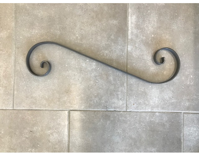 Grande volute 600x150 mm - plat 20x4 mm 