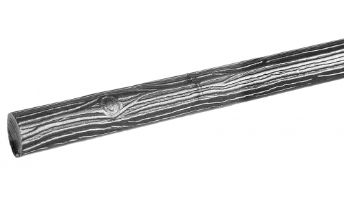 Barre en fer forgé style raisin de 3000mm de longueur et 12mm de diamètre.