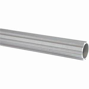 Tube Fût alu cannelé H2500 - Ø80 -ép. 8 mm - Par recoupe permet la réalisation d'une colonne à dimension sur mesure qui recevra des décorations hautes et basses 