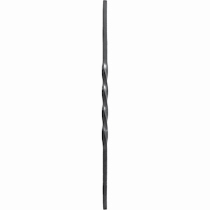 Barreau semi torsadé, en fer forgé. Hauteur 600mm carré lisse de 12x12mm. Fixation par soudure. Fourni brut, à peindre ou à vernir pour protéger de la corrosion. Au delà de son rôle sécuritaire, il peut être un élément décoratif dans plusieurs réalisations en fer forgé tel que du mobiliers, divers objets décoratifs, des grilles de défense, des rampes d'escaliers, des kiosques, des gardes corps.