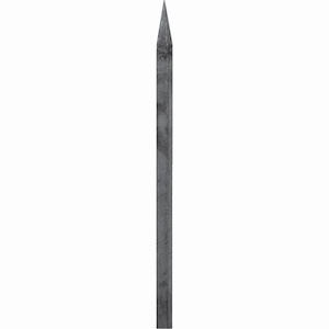 Barreau appointé forgé à chaud pour clôture. Hauteur 850mm section carré lisse plein de 14x14mm Pointe de 65 mm. Différentes hauteurs au choix. Fixation par soudure. Fourni brut, à peindre ou à vernir pour protéger de la corrosion. Au delà de son rôle sécuritaire, il peut être un élément décoratif dans plusieurs réalisations en fer forgé tel que du mobiliers, divers objets décoratifs, des grilles de défense, des rampes d'escaliers, des portails, des kiosques, des gardes corps.