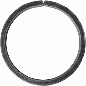Cercle en acier d'un diamètre de 125mm.