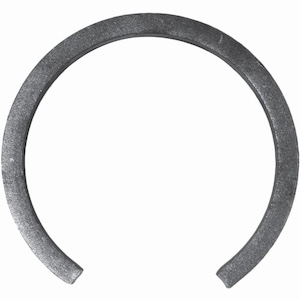 Cercle ouvert d'un diamètre de 110mm.