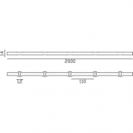 Barre trouée en acier : l'élément idéal pour vos projets de ferronnerie, offrant à la fois élégance et robustesse. Cette barre de 2000mm de long est composée de 14 trous carre de 12mm espacés uniformément, avec un vide de 110mm entre eux pour une intégration parfaite des barreaux. La conception de la barre (Carré de 14mm), assure une finition soignée et une installation sécurisée. Parfaite pour créer des grilles de fenêtre, des balustrades, des garde-corps, ou encore des portails et clôtures, elle allie esthétique et fonctionnalité. Chaque barre en acier de haute qualité est conçue pour durer, résistant aux intempéries et à la corrosion. La facilité d'installation et la polyvalence de ce produit en font un choix privilégié pour les artisans et les bricoleurs. Apportez une touche de sécurité et de style à votre demeure avec notre barre trouée, un choix de prédilection pour ceux qui cherchent à allier qualité et esthétique dans leurs projets de ferronnerie. Prévoir une tolérance de 1 à 2mm pour chaque cote.