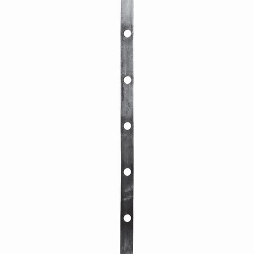 Barre plate à trous - Longueur 1300mm - 9 trous rond de 15mm - Acier