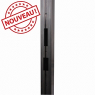 Tube usiné 40x40mm pour gache de réception compatible avec tube 19296-1et serrure 19300302 pour portails